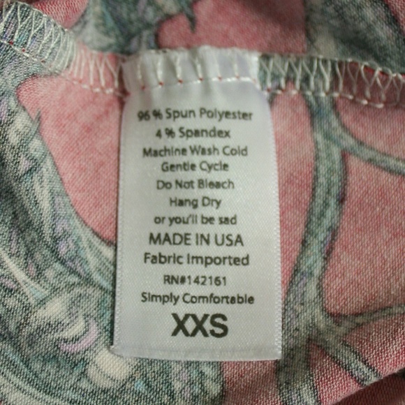 Lularoe Mosaic Deer Maxi Skirt XXS Red *unicorn* - Picture 5 of 5